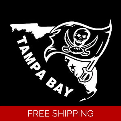 NFL Football Tampa Bay Bucaneers die cut vinyl decal NFL Football Tampa Bay Bucaneers die cut vinyl decal